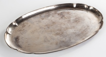 Arts & Crafts Sterling Silver Serving Tray