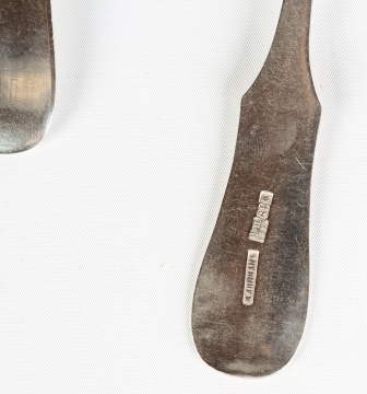 (9) Russian Moscow Sterling Silver Table Spoons