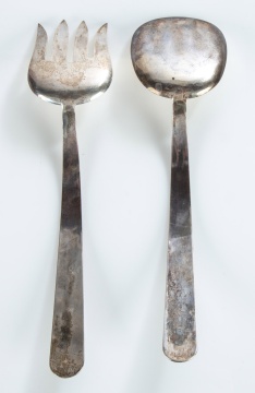Hopi Native American Silver Overlay Serving Pieces