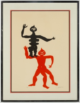 Alexander Calder (American, 1898-1976) The Acrobats