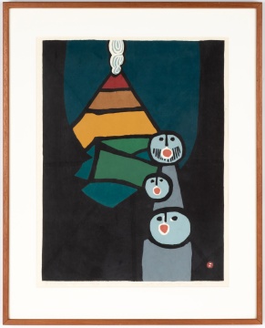 Umetaro Azechi (Japanese, 1902-1999) Distant Fire Mountain, 1967