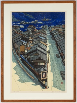 Jun'ichiro Sekino (1914-1988) Jun Morning in Kyoto, 1979