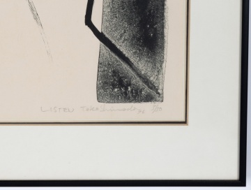 Toko Shinoda (Japanese, 1913-2021) "Listen", 1976