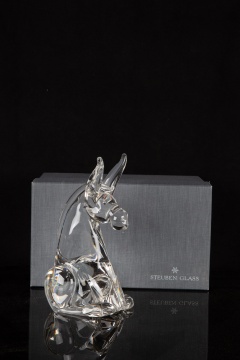 Steuben Great Sitting Donkey