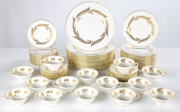 Set of Minton Malta Porcelain Plates and Cups