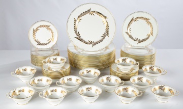 Set of Minton Malta Porcelain Plates and Cups