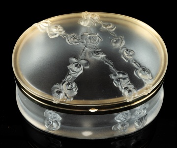Lalique Coppelia Crystal Dresser Box