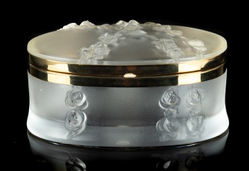 Lalique Coppelia Crystal Dresser Box