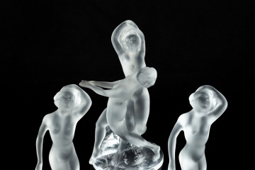 (3) Lalique Figurines