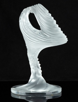 Lalique "Trophee" Frosted Sculpture