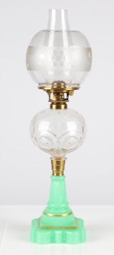 (2) 19th Century Oil Lamps