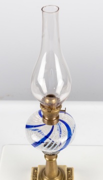 Latticino Oil Lamp