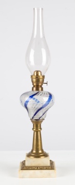 Latticino Oil Lamp