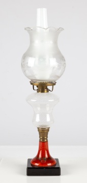 (2) 19th Century Oil Lamps