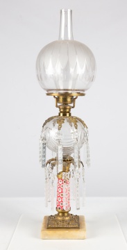 Boston and Sandwich Co. Lincoln Drape Oil Lamp