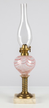 (2) 19th Century Oil Lamps