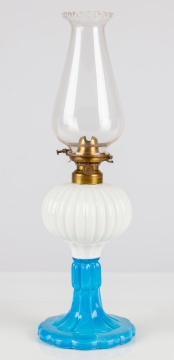 (2) 19th Century Oil Lamps