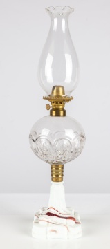 (2) 19th Century Oil Lamps