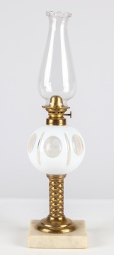 (3) 19th Century Oil Lamps