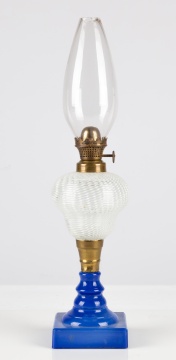 (2) 19th Century Oil Lamps