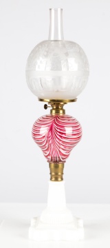 Boston and Sandwich Co. Marbrie Oil Lamp