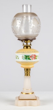 (3) 19th Century Oil Lamps