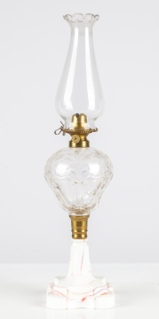 (2) 19th Century Oil Lamps