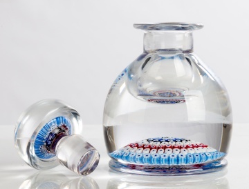 Millefiori Concentric Paperweight Inkwell