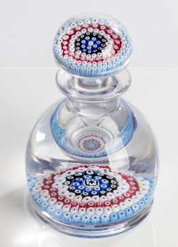 Millefiori Concentric Paperweight Inkwell