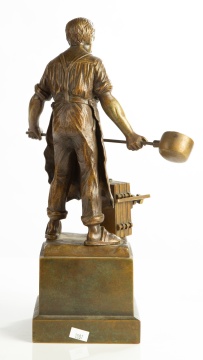 P. Villette Bronze Sculpture