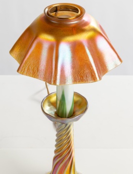 Tiffany Favrile Candle Lamp