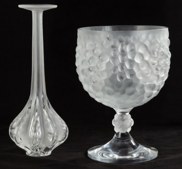 Lalique Centerpiece & Vase