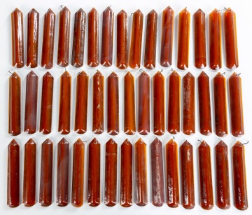 Large Group of Tiffany Style Prisms