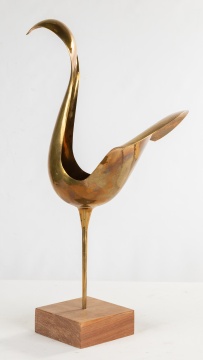 Hans Christensen Brass Bird Sculpture