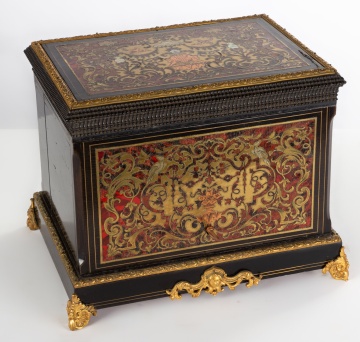 19th Century Boulle Decanter Chest "Cave a Liqueur"