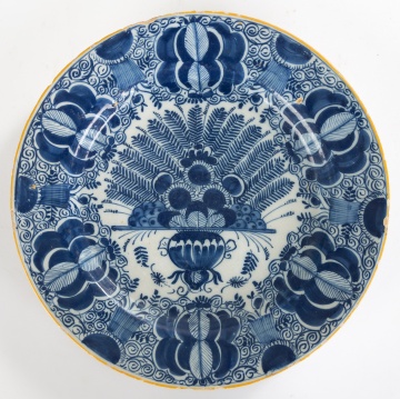 18th Century Delft Pottery Charger