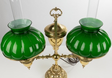 Bradley & Hubbard Double Student Lamp