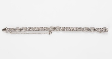 4.30 ct. Art Deco Platinum & Diamond Bracelet