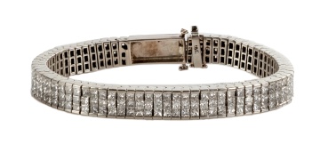 Lady's 18K Gold & Diamond Bracelet