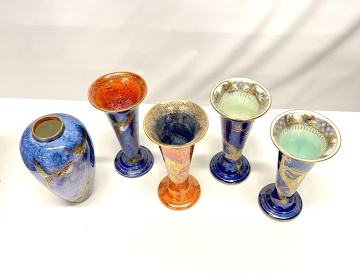 Wedgwood Fairyland Lustreware Vases