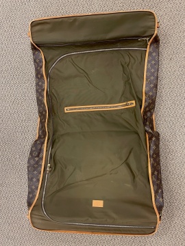 Vintage Louis Vuitton Garment Bag and Two Vintage Louis Vuitton Garment Covers