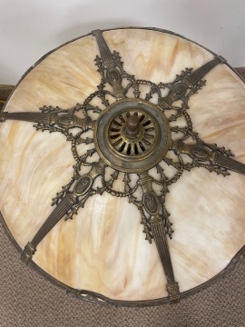 Alabaster Figural Lamp