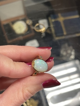 Group of Gold and Hardstone Rings