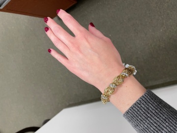 18K Gold & Diamond Bracelet