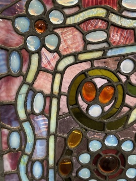 Leaded Glass and Jeweled Window