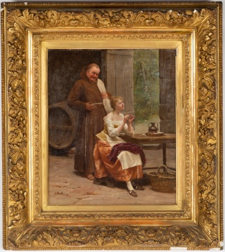 Giovanni della Rocca (Italian, 1788-1858) Courtyard Scene