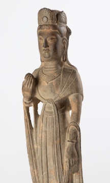 Carved Stone Figure of Guanyin