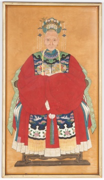 (2) Chinese Ancestral Portraits