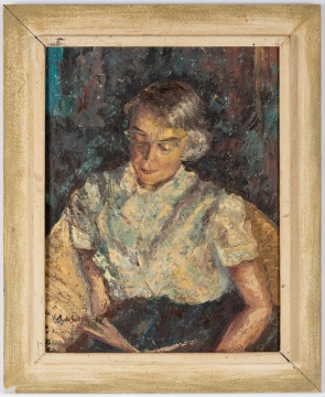Alice de Boton (Israeli/American, 1906-2010) Portrait of a Woman