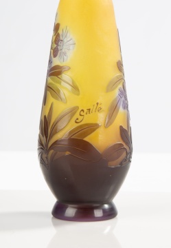Art Nouveau Galle Cameo Glass Vase